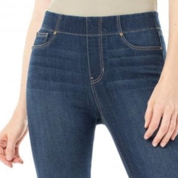 LIVERPOOL Jeans Size 8/29 LA Chloe Comfort The Crop Pull-On Travel - Picture 4 of 12